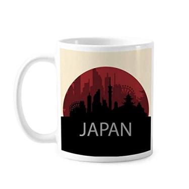 Imagem de Caneca japonesa de cerâmica para café e porcelana da arquitetura
