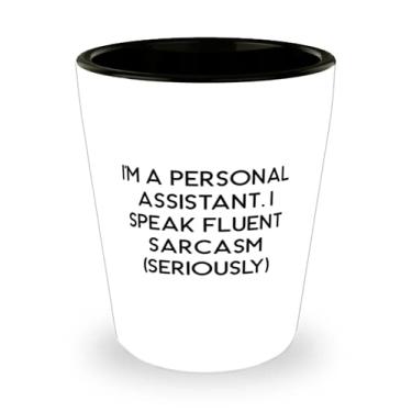 Imagem de Presentes divertidos de assistente pessoal, I'm a Personal Assistant. I Speak Fluent Sarcasm (Seriously), Epic Holiday Gifts From Coworkers