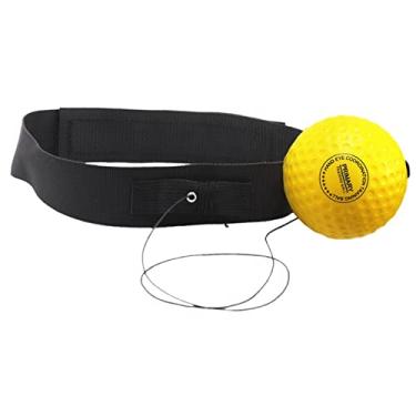 Imagem de #N/a Ball Headband Boxing Ball Punching Speed ​​Mma Boxing Equipment Punching for Exercise Women Men, Bola Amarela 20g