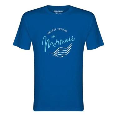 Imagem de Camiseta Masculina Beach Tennis Ondas Azul Petroleo - Mormaii