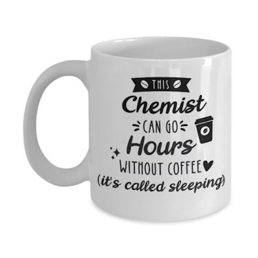 Imagem de Caneca de café química, presente de química, presente para químico, presentes de químico para amigos, presente de agradecimento de químico, ideia de presente de aniversário de Natal (325 ml)