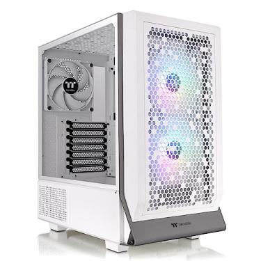 Imagem de Thermaltake Ceres Capa para computador E-ATX edição 300 Snow Edition Mid Tower com painel lateral de vidro temperado; Ventilador ARGB 2xCT140 pré-instalado; slots PCIe rotacionais; CA-1Y2-00M6WN-00; 3 anos de garantia