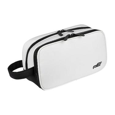 Imagem de Dynwave Bolsa para bolas de golfe bolsa para suporte de camiseta de golfe bolsa marcadora de bolas suprimentos para tacos de golfe bolsa para ferramentas de, BRANCO