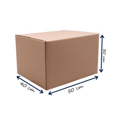 Imagem de 10 Caixas Papelão Mudança Embalagem 50x40x30cm