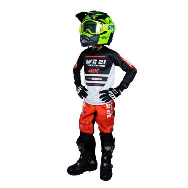 Imagem de Conjunto Roupa Infantil Amx Wg Calça Camisa Trilha Motocross