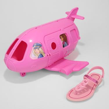 Imagem de Sandália Infantil Grendene Kids Barbie Flight + Avião Menina-Feminino