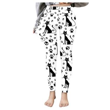 Imagem de Leggings Femininas Calças De Ioga Impressas De Natal