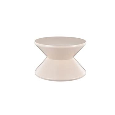 Imagem de Mesa Lateral Redonda Pequena Mesa Lateral Moderna Criativa Corredor Trocador de Sapatos Sala de Estar Sofá Mesa de Fim Quarto Mesa de Cabeceira Redonda Mesa de Café para Sala de Estar (Cor: Latão)