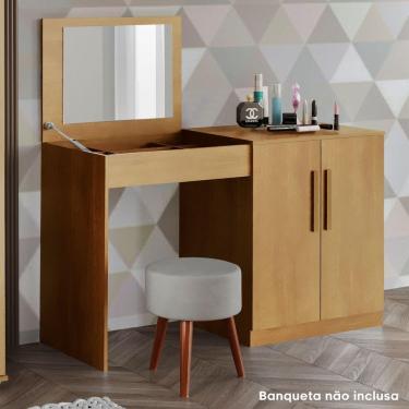 Imagem de Penteadeira Multiuso 2 Portas com Espelho Ypê - Tigus Baby