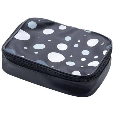 Imagem de Estojo Bau C- 1 Fecho 6x15x21,5cm - Brw Preto