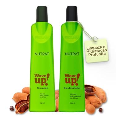 Imagem de PROLAB NUTRAT – Kit Shampoo e Condicionador Wave Up! - Definição dos Cachos, Ação Anti-Frizz, Produção de Colágeno - Hidratação Prolongada com as Vitaminas do Tamarindo - Tratamento Capilar - 2x250ml