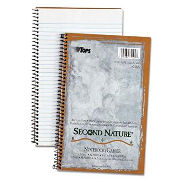 Imagem de TOPS Caderno Second Natural, 24 x 15 cm, pauta universitária, 100% reciclado, 80 folhas, cinza (74109)