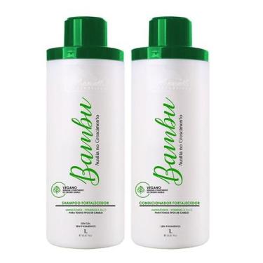 Imagem de Kit Shampoo E Condicionador Broto De Bambu S.O.S Aramath 1L Profission