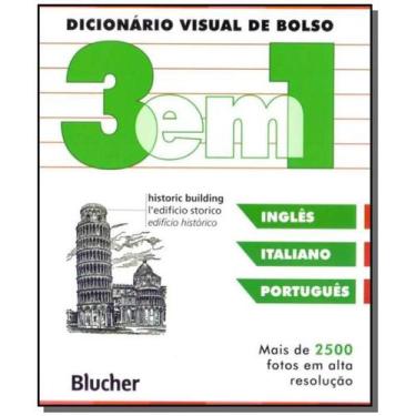 Imagem de Dicionario Visual De Bolso - 3 Em 1 - Ingles Itali - Edgard Blucher