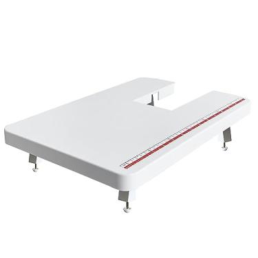 Imagem de StitchTech Mesa de extensão de máquinas de costura compatível com máquinas de costura resistentes Singer Brand 44S, 4411, 4423, 4432, 4452, 5511, 5523, 5532, 6335 - Branca