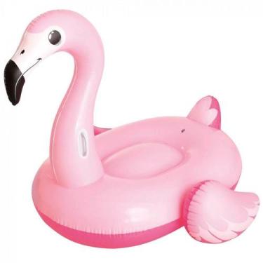 Imagem de Boia Infantil Flamingo Rosa Inflavel 1,37 X 1,09 M  Mor