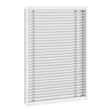 Imagem de Ventilação de parede para sótão de liga de alumínio Hon&Guan para casas, aberturas de galpão para portas interiores [Dimensões externas: 61 x 61 cm h].