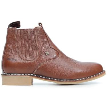 Imagem de Botina Zebu Original Vira Francesa Gran Nobuck com Palmilha de Gel Whisky (WHISKY, BR, Adulto, Numérico, 44)