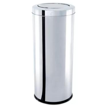 Imagem de Lixeira Inox Basculante 46Cm Brinox Decorline 3032/203 Cr