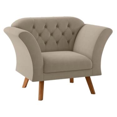 Imagem de Poltrona Decorativa Roseira Inca Castor