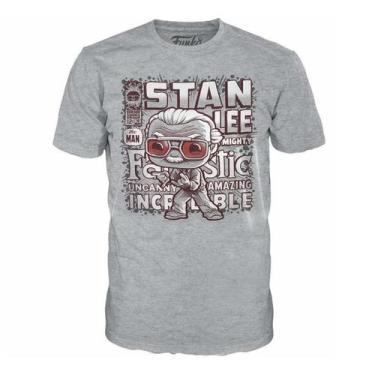 Imagem de Pop Tees Camiseta Marvel- Stan Lee - Tam. Gg - Funko