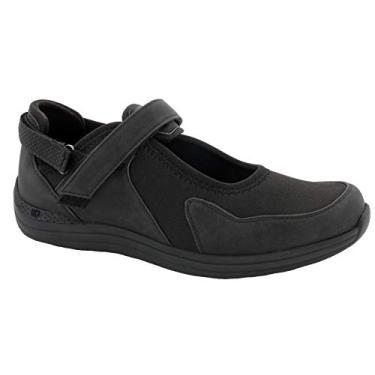 Imagem de Sapatilha feminina de botões Drew, Preto, 7.5
