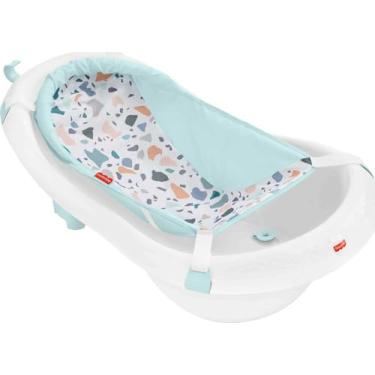 Imagem de Fisher Price Banheira Deluxe 4 em 1, Banho para bebê, Estágio de desenvolvimento