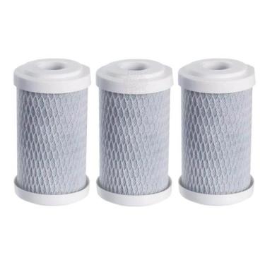 Imagem de Refil Carbon Block 5X2.1/2 5 Micras Filtro Carvão Ativado 3U - Br Fish