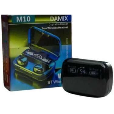 Imagem de M10 Bluetooth V5.3 Headset Sem Fio Fones De Ouvido Wireless - Damix