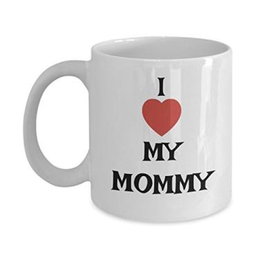 Imagem de Caneca I Love My Mommy – Caneca de café – Chá quente chocolate cerâmica presente de cozinha