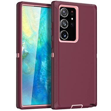 Imagem de MXX Capa compatível com Samsung Galaxy S23 Ultra, capa protetora superprotetora de 3 camadas, resistente e resistente, à prova de choque e poeira, feita para Galaxy S23 Ultra capa de telefone 6,8