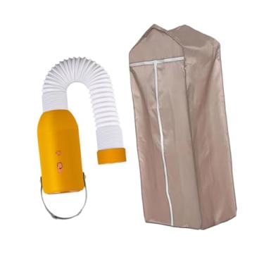 Imagem de Mini Secador, Secador de Roupas Portátil, Aquecedor no Inverno e Tubo de Secagem, Secador de Viagem, Aquecedor de Ar, Ventilador para Apartamentos, Capa De Casaco Amarelo
