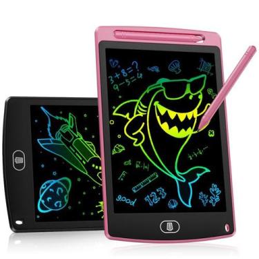 Imagem de Tablet Infantil LCD Lousa Magica Escrita Colorida 8,5" - Vi Mult Shop
