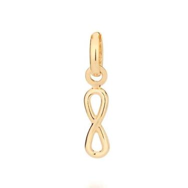Imagem de Pingente banhado ouro 3x 24k 18k e 22k  ou prata 925 feminino infinito