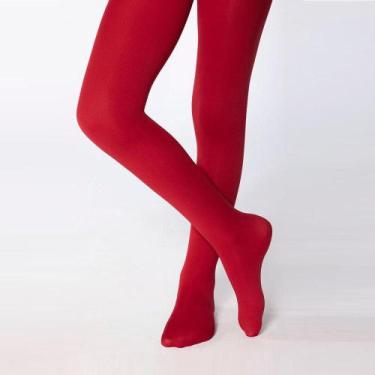 Imagem de Meia Calça Lobinha Opaca Fio 40 Infantil 2530-001, Vermelho intenso, P