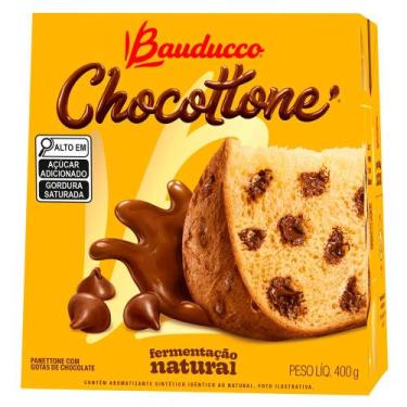 Imagem de Chocottone Bauducco com Gotas de Chocolate 400g