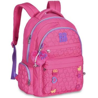 Imagem de Mochila Escolar de Costas Rebecca Bonbon Matelassê Clio STYLE, Rosa
