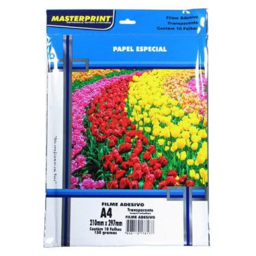 Imagem de Papel Filme Vinil Adesivo Masterprint 150 Gramas 10 Folhas