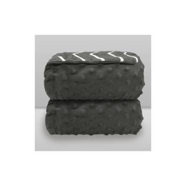 Imagem de Cobertor Donna Laço Bebê Dots Bolinhas e Chevron Dupla Face - LACO BEB