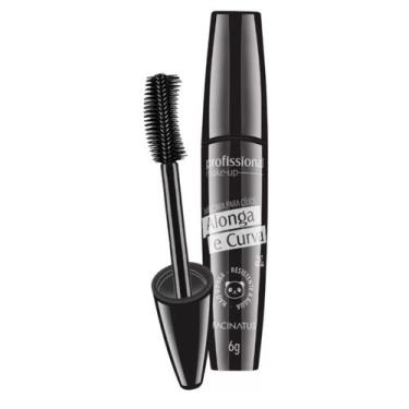 Imagem de Máscara De Cílios Alonga E Curva Volume À Prova D'Água Preto - Facinat