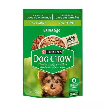 Imagem de Sachê Dog Chow Cães Filhotes R Peq Carne Arroz 100G - 5Un - Purina, Ca