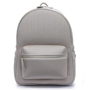 Imagem de Mochila Feminina Conforto Escolar Trabalho Viagem Cores  Preto, Gelo, 