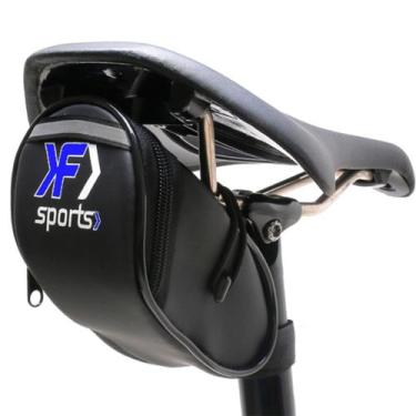 Imagem de Bolsa de Selim Para Bike F Sports Slim Impermeável Azul