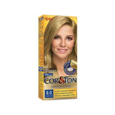 Imagem de Coloração Niely Cor&Ton Louro Claro 8.0 - Cor & Ton