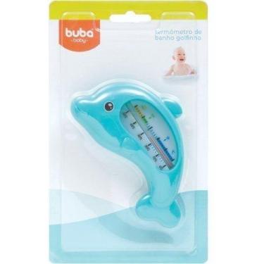 Imagem de Termometro Banheira Golfinho Segurança Banho Bebe Higiene - Buba