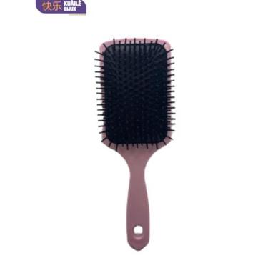 Imagem de Escova de Cabelo Raquete Pentear e Desembaraçar Almofadada Quadrada Ta