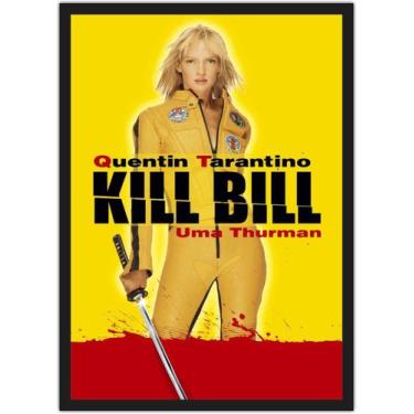 Imagem de Quadro Decorativo Kill Bill Filmes Cinema Decorações Com Moldura G02 -