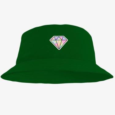 Imagem de Boné Chapéu Bucket Hat Estampado Diamante - MP Moda Masculina, Único, 