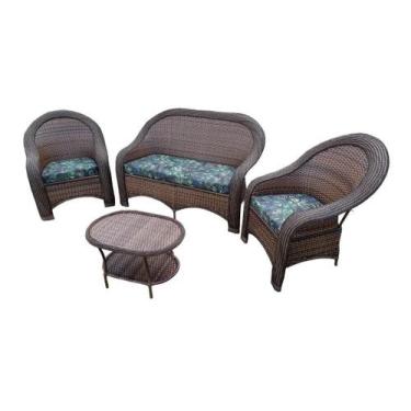 Imagem de Jogo Sofá Poltronas e Mesa Área Externa Varanda - Varanda Móveis