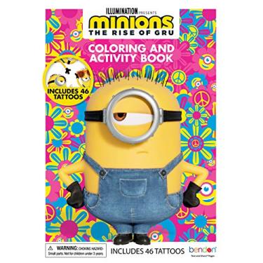 Imagem de Despicable Me Minions Rise of Gru 48-Page Coloring and Activity Book with Tattoos 47652